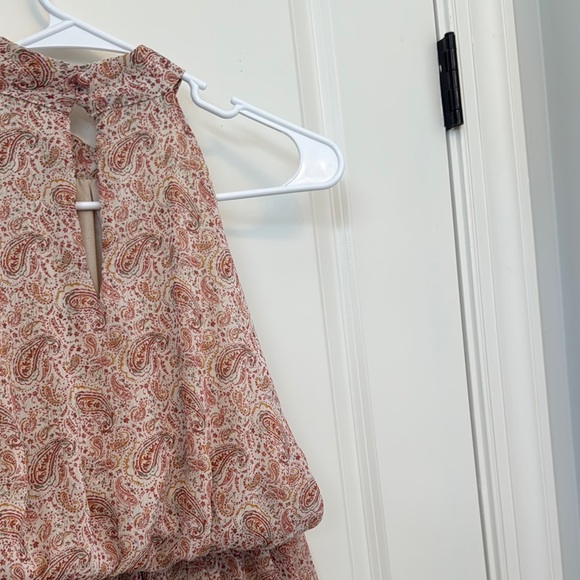 Pink Ruffled Halter‎ Neck Mini Sundress - Picture 8 of 9